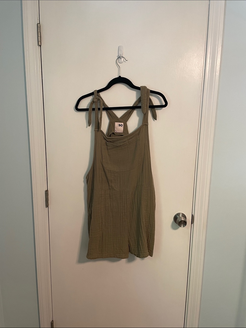 So 100% Cotton short overall romper women’s size XL